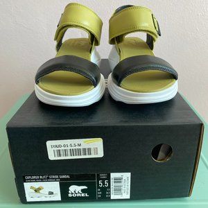 Sorel Explorer Blitz Stride Sandals NWOT